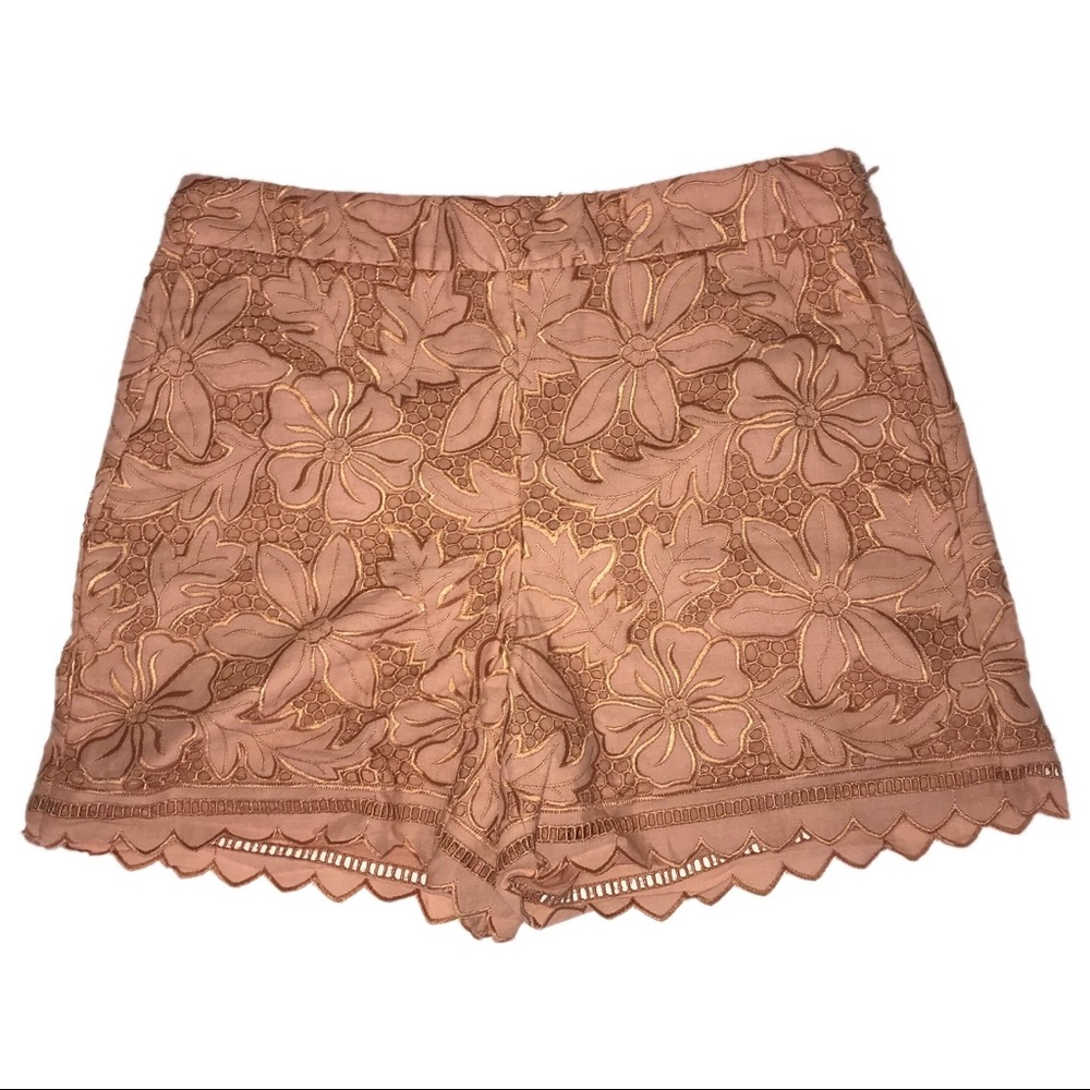 Ann Taylor High Waist Lace Shorts